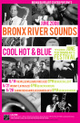 poster for "BRONX RIVER SOUNDS - Cool, Hot & Blue" Festival