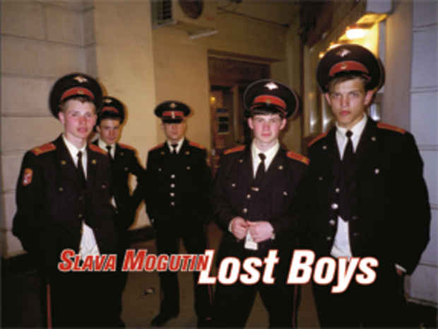 poster for Slava Mogutin "Lost Boys and NYC Go-Go"  Slide Show and Talk 