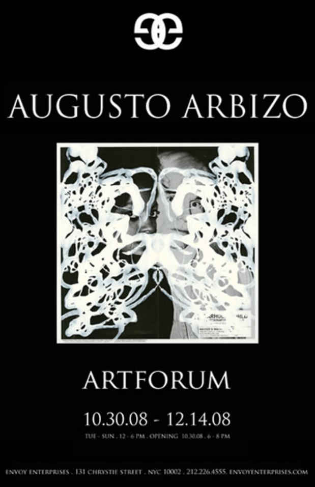 poster for Augusto Arbizo "Artforum"