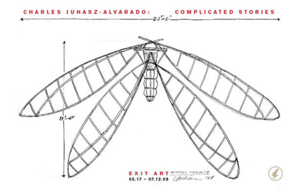 poster for Charles Juhasz-Alvarado "Complicated Stories: Sculptures and Written Testimonies, 1998-2008"