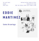 poster for Eddie Martinez "Some Drawings" 