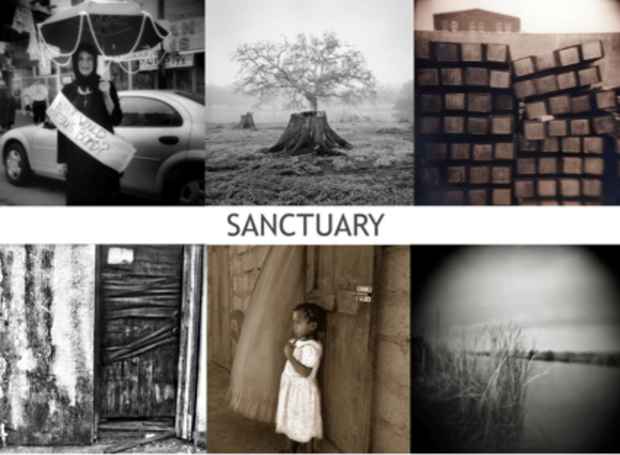 poster for "Sanctuary" Exhibition  