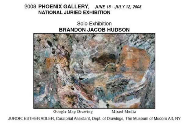 poster for Brandon Jacob Hudson Exhibition
