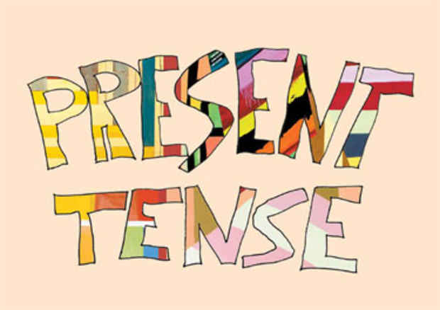 poster for "Present Tense" Exhibition 
