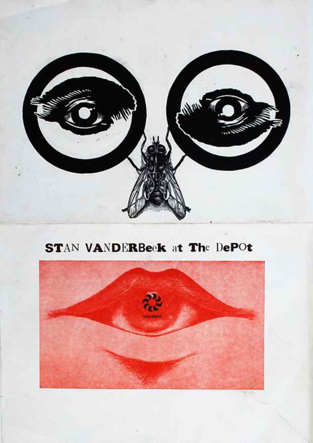 poster for Stan Vanderbeek Exhibition 