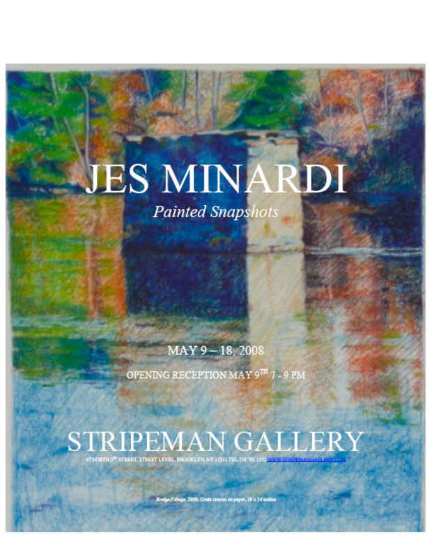 poster for Jes Minardi "Painted Snapshots"