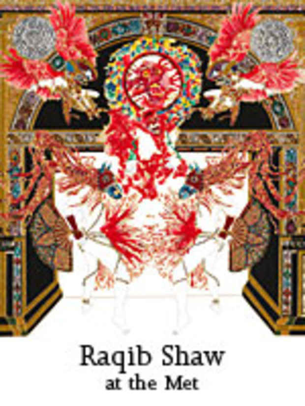 poster for "Raqib Shaw at the Met" Exhibition