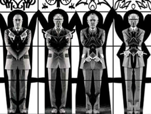 poster for Gilbert & George Exhibition