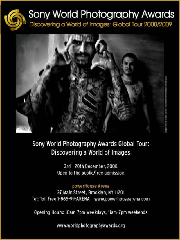 poster for "Sony World Photography Awards Global Tour: Discovering a World of Images" Exhibition