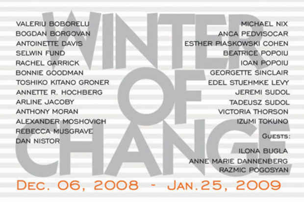 poster for "Winter of Change" Exhibition