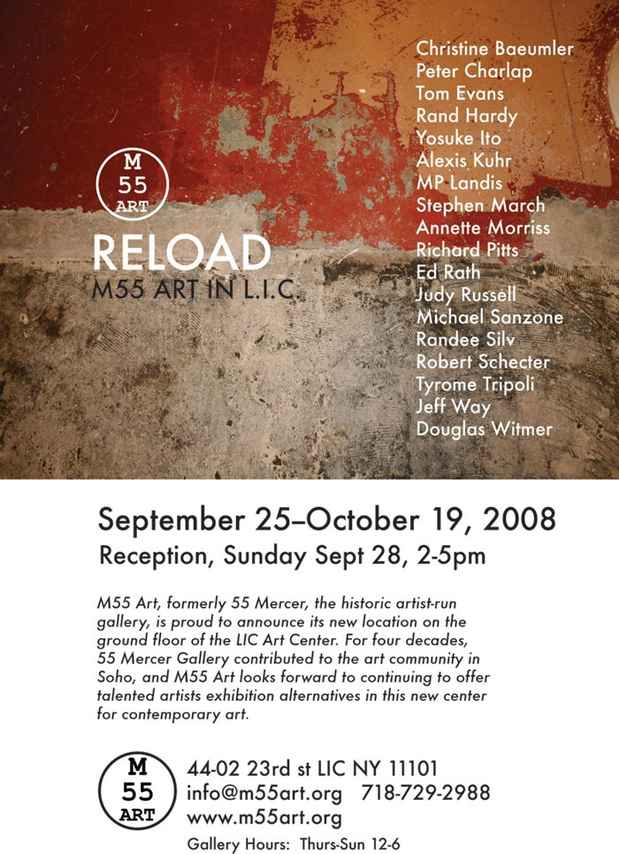 poster for "Reload" Exhibition