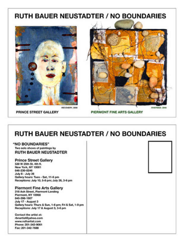 poster for Ruth Bauer Neustadter "No Boundaries"