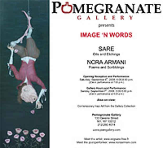 poster for "Image 'n Words" Exhibition