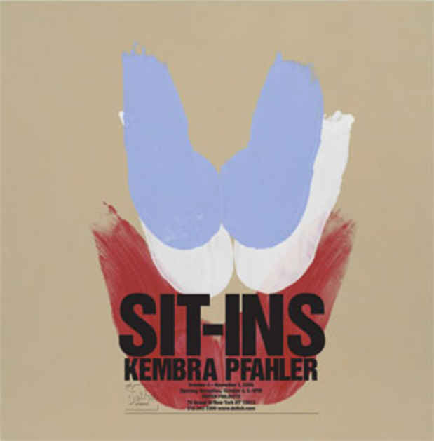 poster for Kembra Pfahler "Sit-Ins"