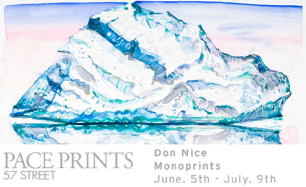 poster for Don Nice "Monoprints"
