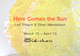 poster for "Here comes the sun" Exhibition