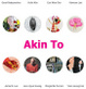 poster for "Akin To" Exhibition