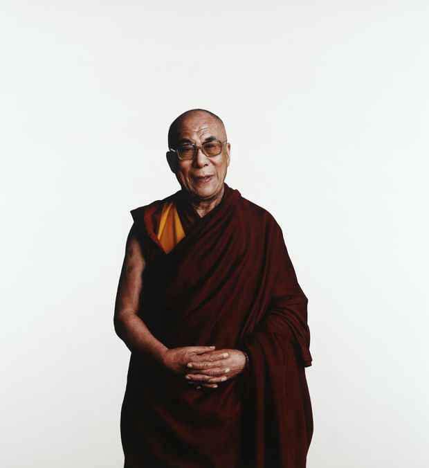 poster for Robert McCurdy "Recent Work: A Portrait of the Dalai Lama"