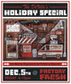 poster for "The DeVille's Holiday Special" Exhibition