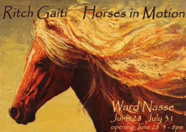 poster for Ritch Gaiti "Horses in Motion"