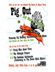 poster for "Pig Out" Party