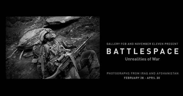 poster for "Battlespace: Unrealities of War" Exhibition