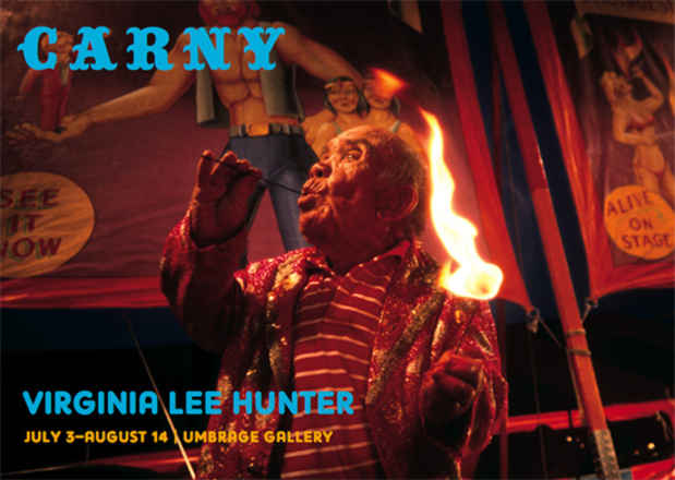 poster for "Carny: American on the midway" Exhibition