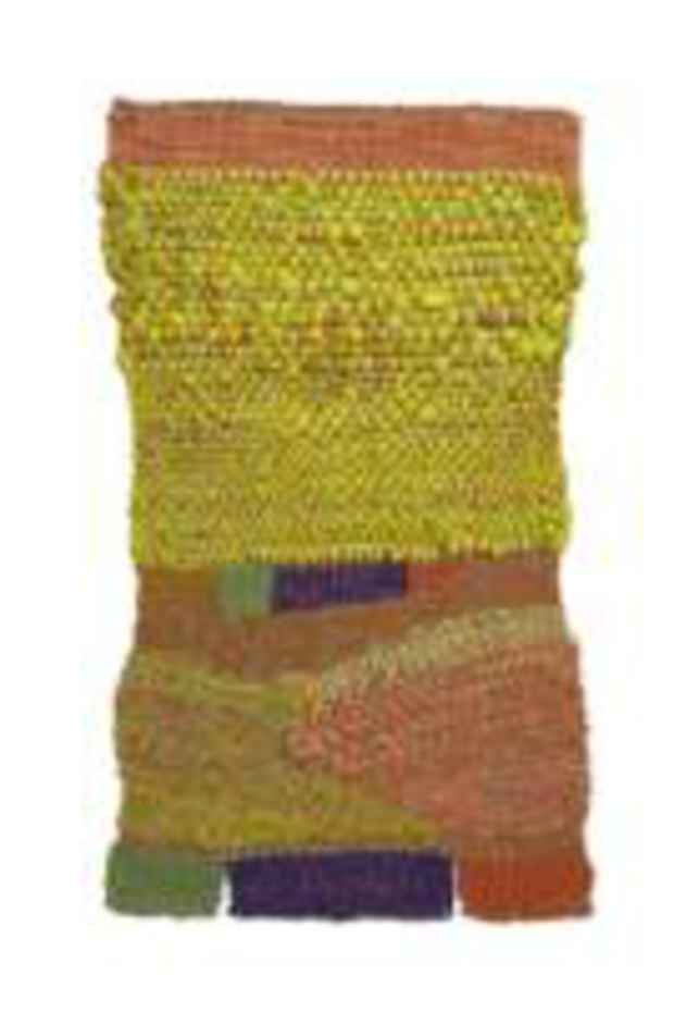 poster for Sheila Hicks "Minimes: Smal Woven Works"