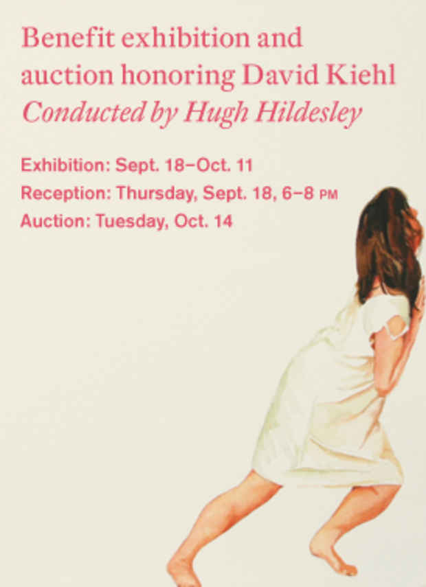 poster for "Benefit Exhibition and Auction Honoring David Kiehl"
