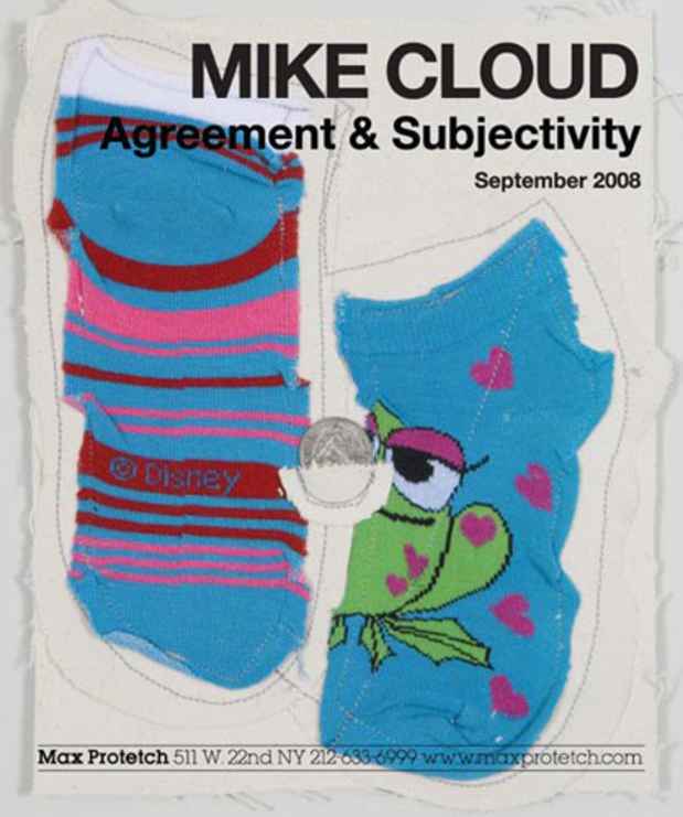 poster for Mike Cloud "Agreement and Subjectivity" 