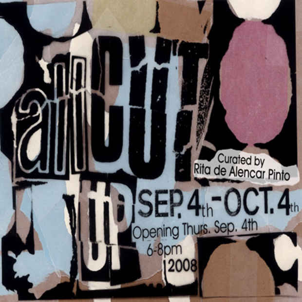 poster for "All Cut Up" Exhibition