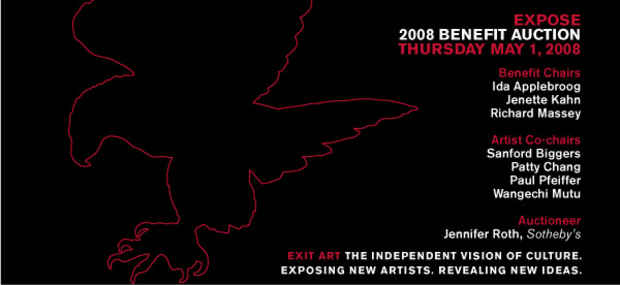 poster for "2008 Expose Benefit Auction" Preview Exhibition