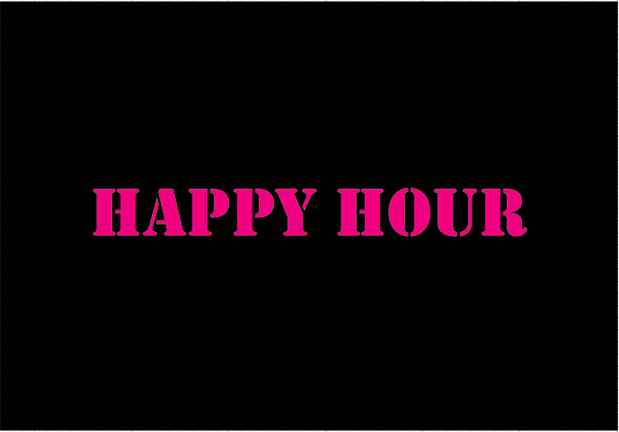 poster for Happy Hour Reception