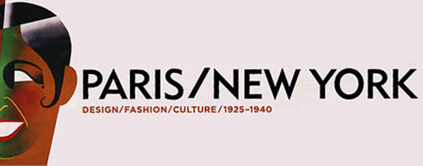 poster for "Paris/New York: Design Fashion Culture 1925-1940" Exhibition