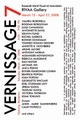 poster for "Vernissage 7" Exhibition