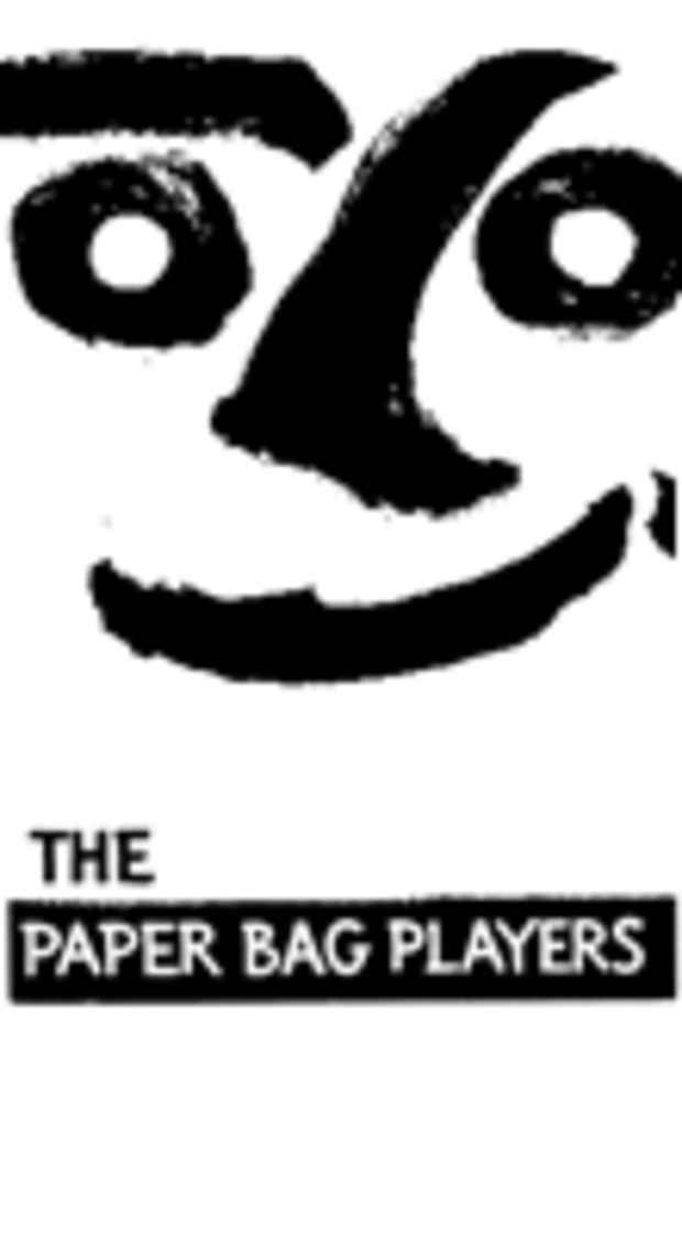 poster for The Paper Bag Players "50 Years of Theater Art" Exhibition