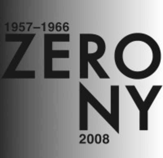 poster for "Zero in NY" Exhibition
