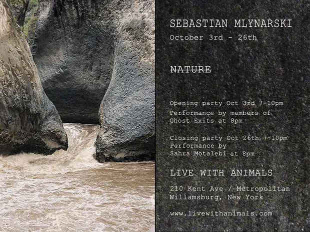 poster for Sebastian Mlynarski "Against Nature"