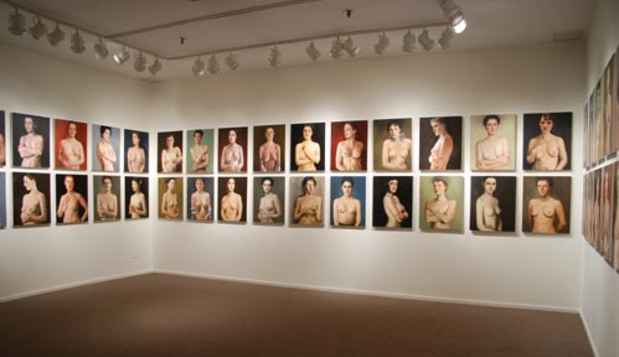 poster for “Kathleen Gilje: 48 Portraits / Sargent’s Women, Restored” Exhibition