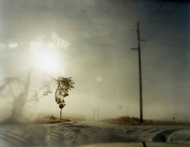 poster for Todd Hido "A Road Divided"