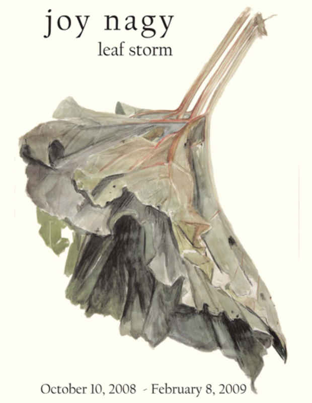 poster for Joy Nagy "Leaf Storm"