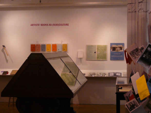 poster for "Artists' Books as (Sub)Culture" Exhibition