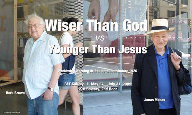 poster for “Wiser Than God” Exhibition