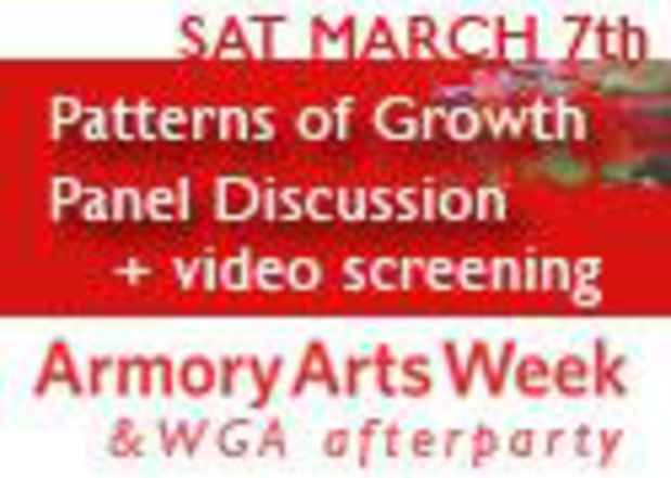 poster for "Patterns Of Growth" Panel Discussion