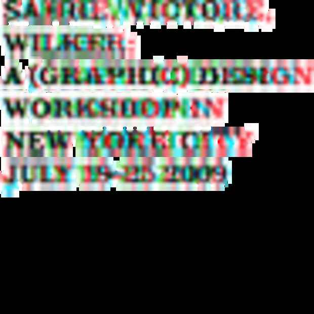 poster for Sahre, Victore, Wilker "A Summer Design Workshop in NYC"