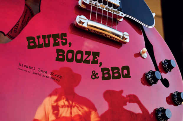 poster for Michael Loyd Young "Blues, Booze, & BBQ'