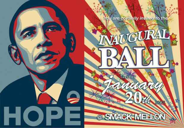 poster for Inaugural Ball Party