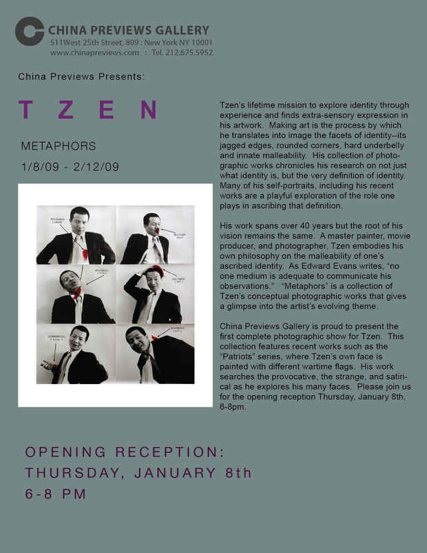 poster for Tzen "Metaphors"