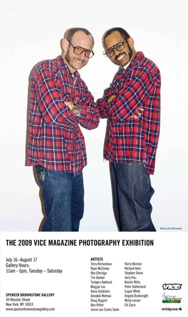 poster for "The 2009 Vice Magazine Photography" Exhibition