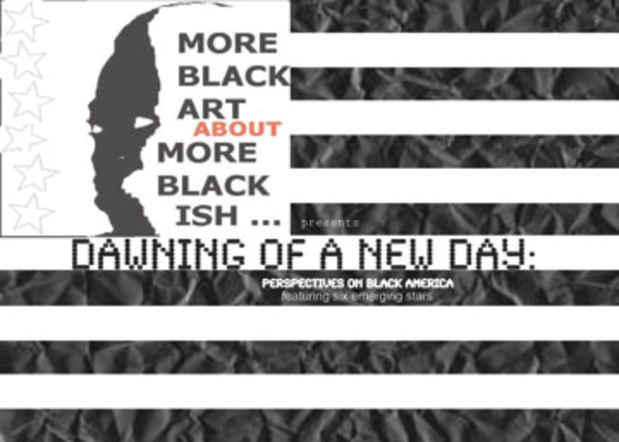poster for "Dawning of a New Day: Perspectives on Black America" Exhibition